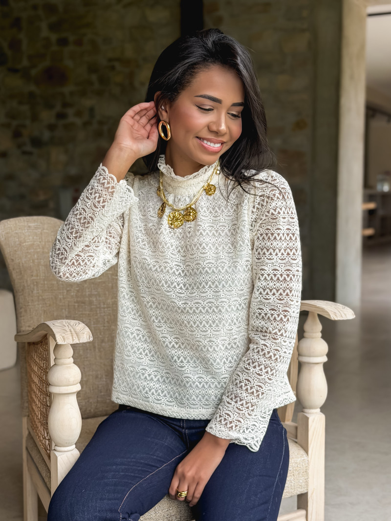 Blouse Ylna - Crème