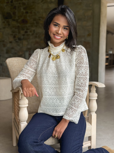 Blouse Ylna - Crème