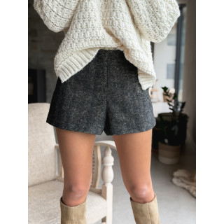 Short à motifs Vérania - Noir