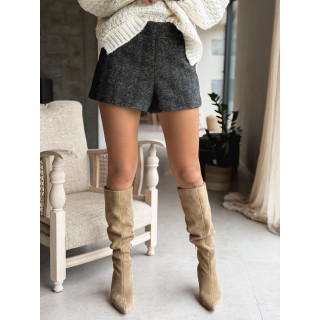 Short à motifs Vérania - Noir