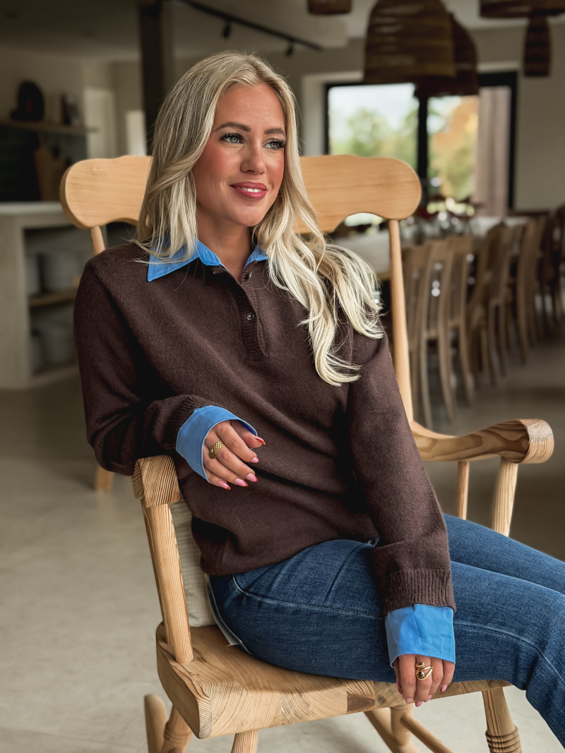 Pull Anneline - Chocolat