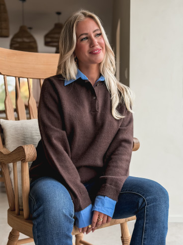 Pull Anneline - Chocolat
