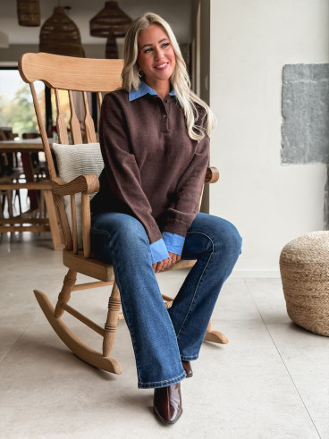 Pull Anneline - Chocolat
