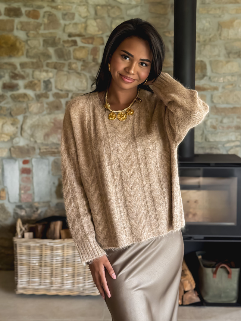 Pull Caissy - Beige foncé