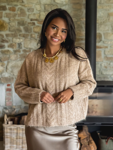 Pull Caissy - Beige foncé