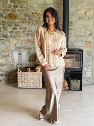 Pull Caissy - Beige foncé