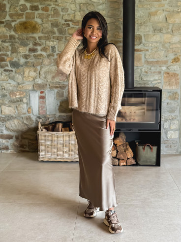 Pull Caissy - Beige foncé