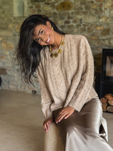 Pull Caissy - Beige foncé
