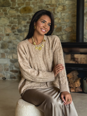 Pull Caissy - Beige foncé