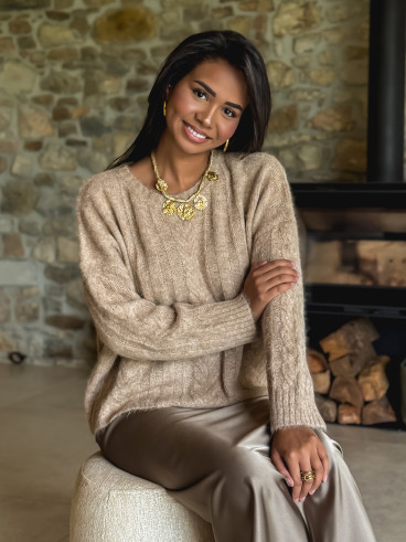 Pull Caissy - Beige foncé