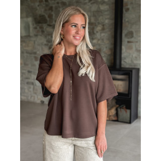 T-shirt Azelma - Chocolat