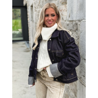 Veste en jeans Sao - Bleu