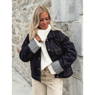Veste en jeans Sao - Bleu