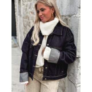 Veste en jeans Sao - Bleu