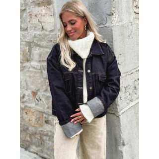 Veste en jeans Sao - Bleu