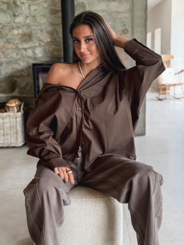 Chemise Melba - Chocolat