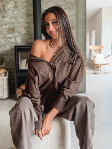 Chemise Melba - Chocolat