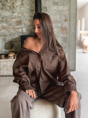 Chemise Melba - Chocolat