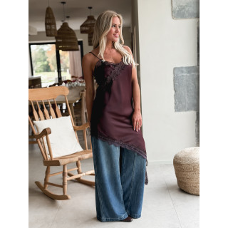 Robe courte Tanina - Prune
