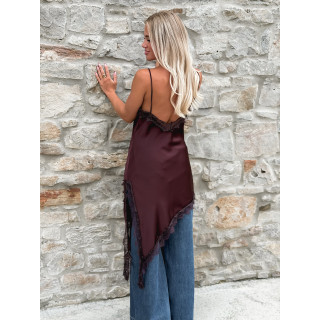Robe courte Tanina - Prune