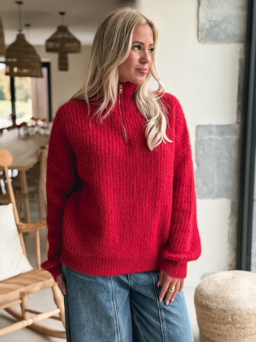 Pull Caleyna - Rouge