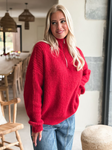 Pull Caleyna - Rouge