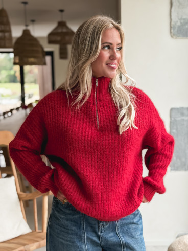 Pull Caleyna - Rouge