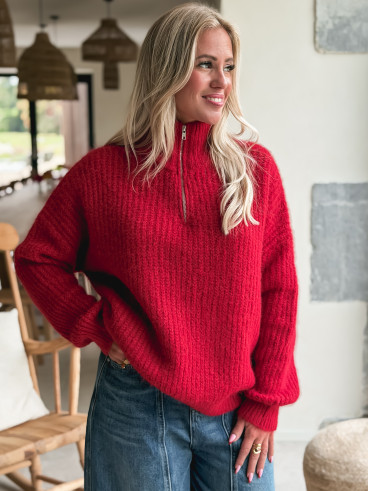 Pull Caleyna - Rouge