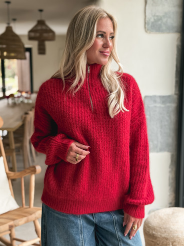 Pull Caleyna - Rouge
