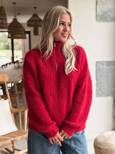 Pull Caleyna - Rouge