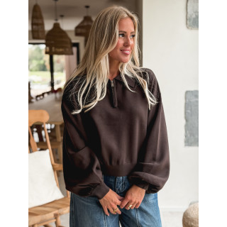 Pull Meraldine - Chocolat