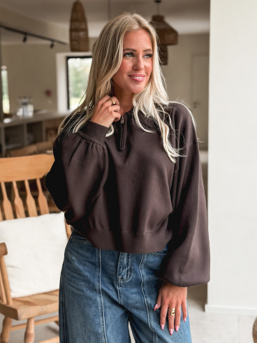Pull Meraldine - Chocolat Pull Meraldine - Chocolat