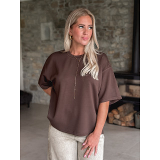 T-shirt Azelma - Chocolat