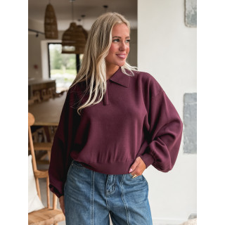 Pull Meraldine - Bordeaux