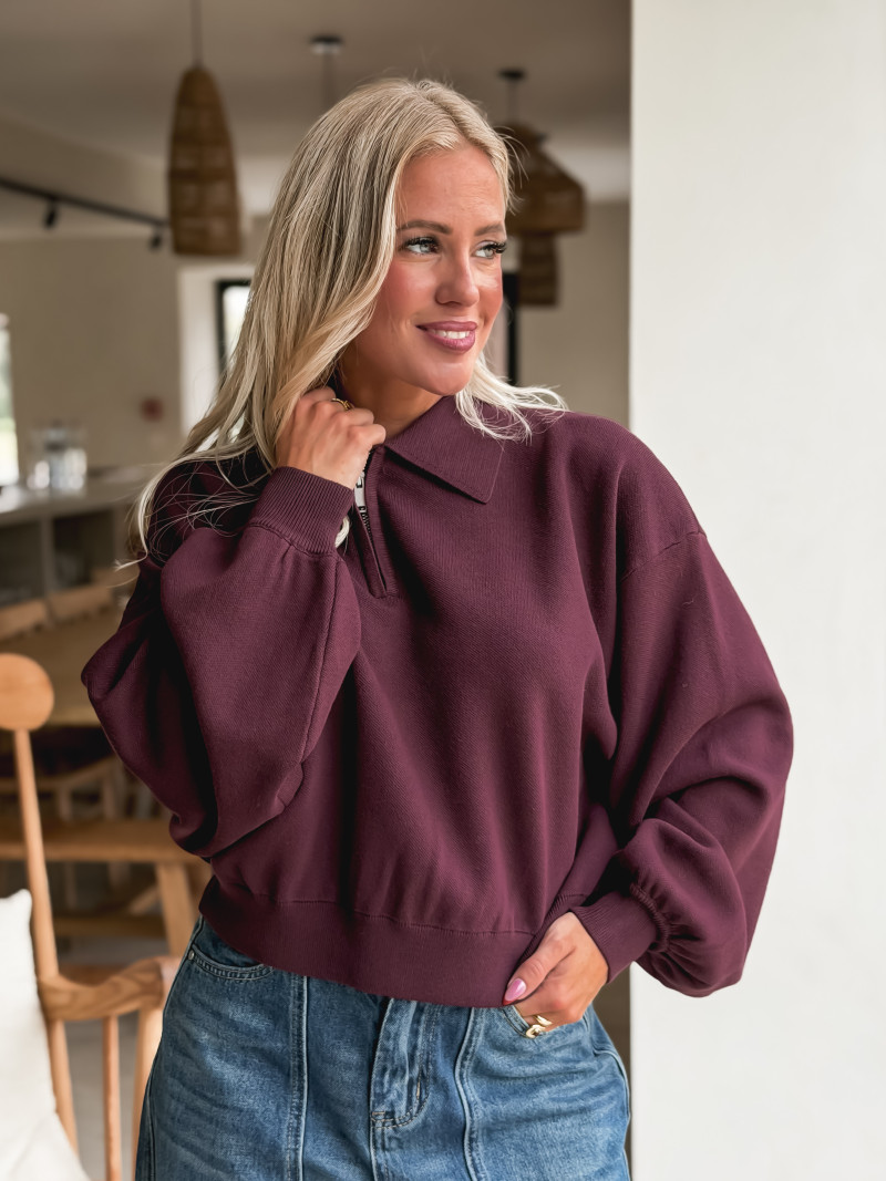 Pull Meraldine - Bordeaux