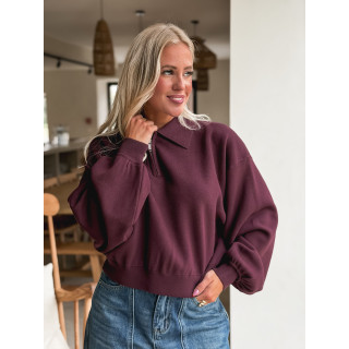 Pull Meraldine - Bordeaux