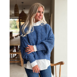 Pull Caissy - Bleu indigo