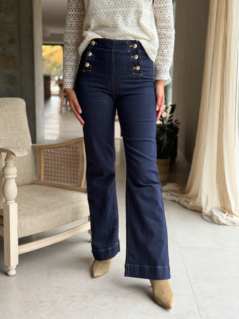 Jeans Noraline - Bleu foncé
