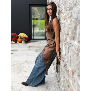 Robe courte Tanina - Café