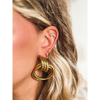 Boucles d'oreilles Lessie - Doré