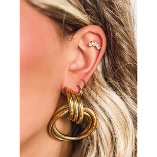 Boucles d'oreilles Lessie - Doré