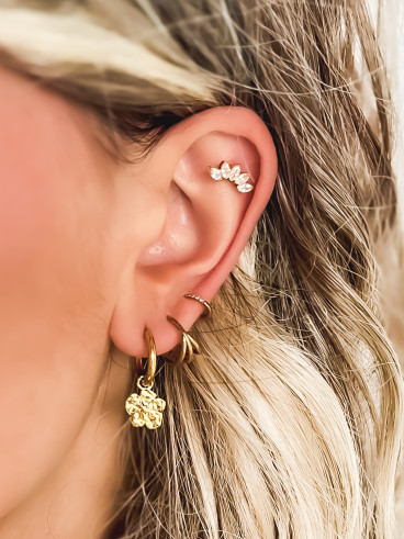 Boucles d'oreilles Iléana - Doré