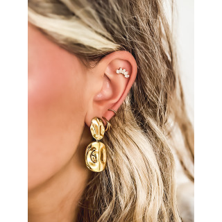 Boucles d'oreilles Faustine - Doré