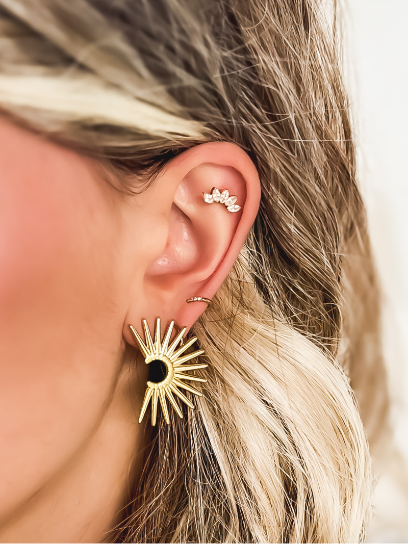 Boucles d'oreilles Monténégro - Doré