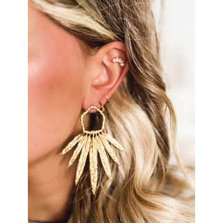 Boucles d'oreilles Safira - Doré