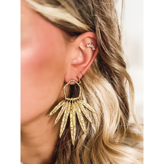 Boucles d'oreilles Safira - Doré