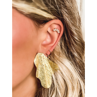 Boucles d'oreilles Sylène - Doré