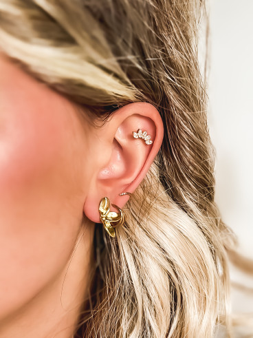Boucles d'oreilles Phillippine - Doré