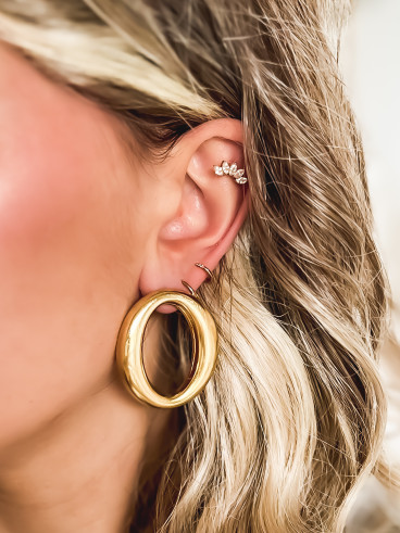 Boucles d'oreilles Allemagne - Doré
