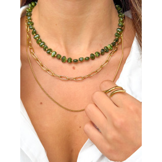 Collier Opale - Vert